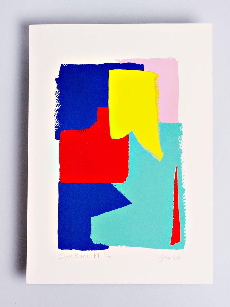 The Completist Colour Block #4 Limited Edition Screen Print