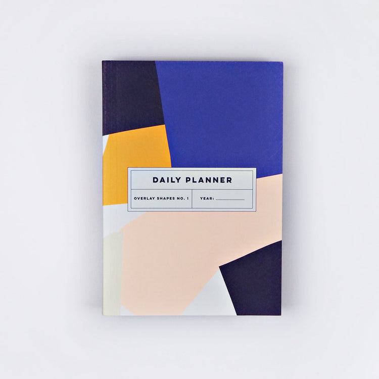 SAMPLE SALE Overlay Shapes Undated Daily Planner Book