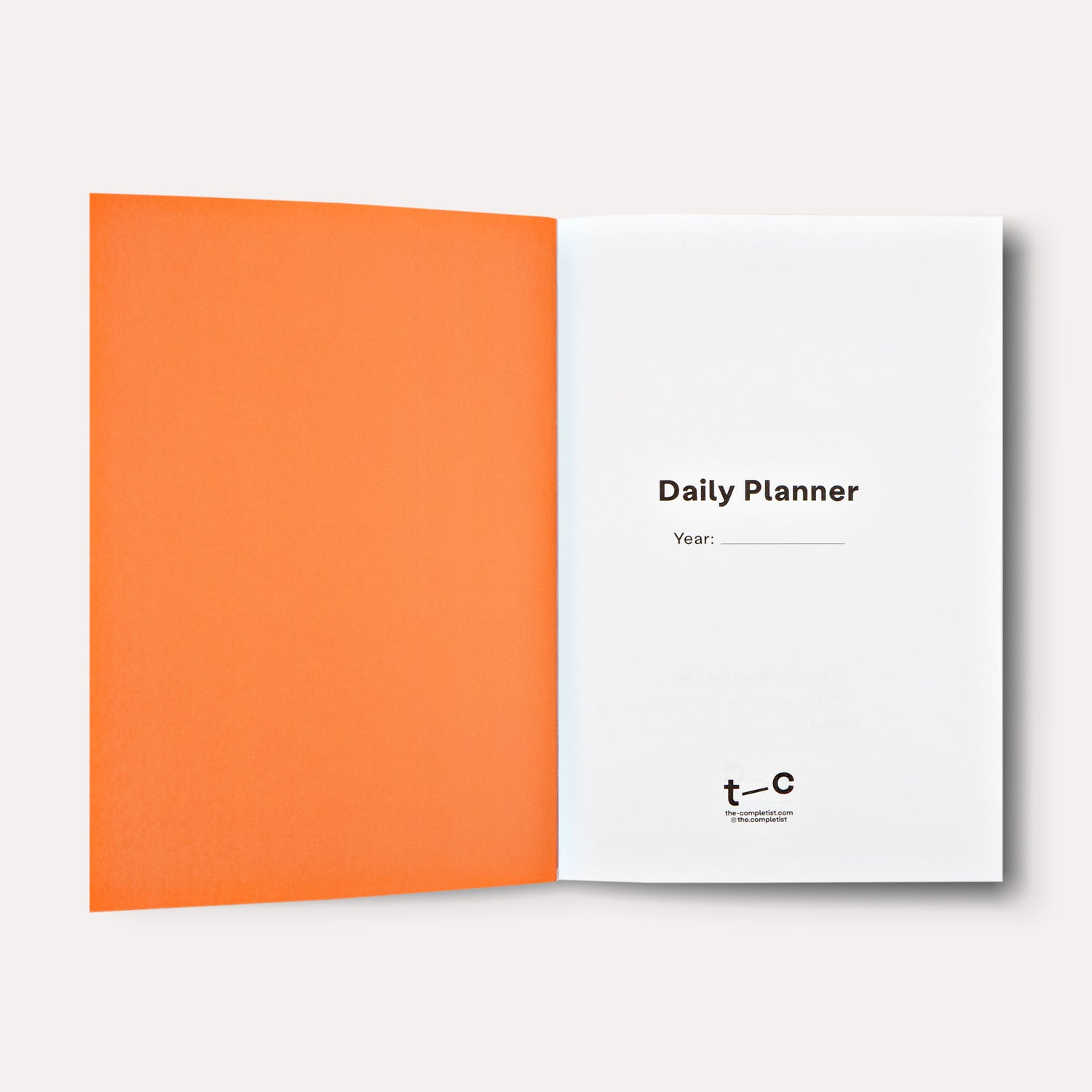 Olivia Undated Daily Planner Book