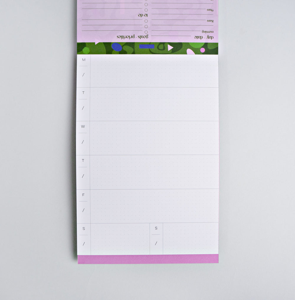 August Daily Planner Pad