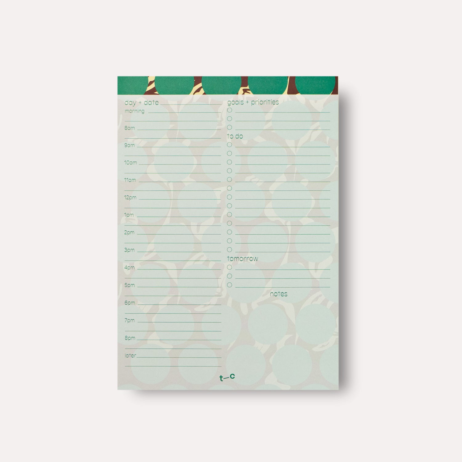 Marfa Daily Planner Pad