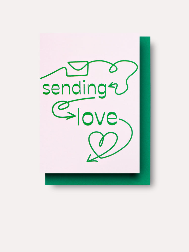 Wanderlust Sending Love Card