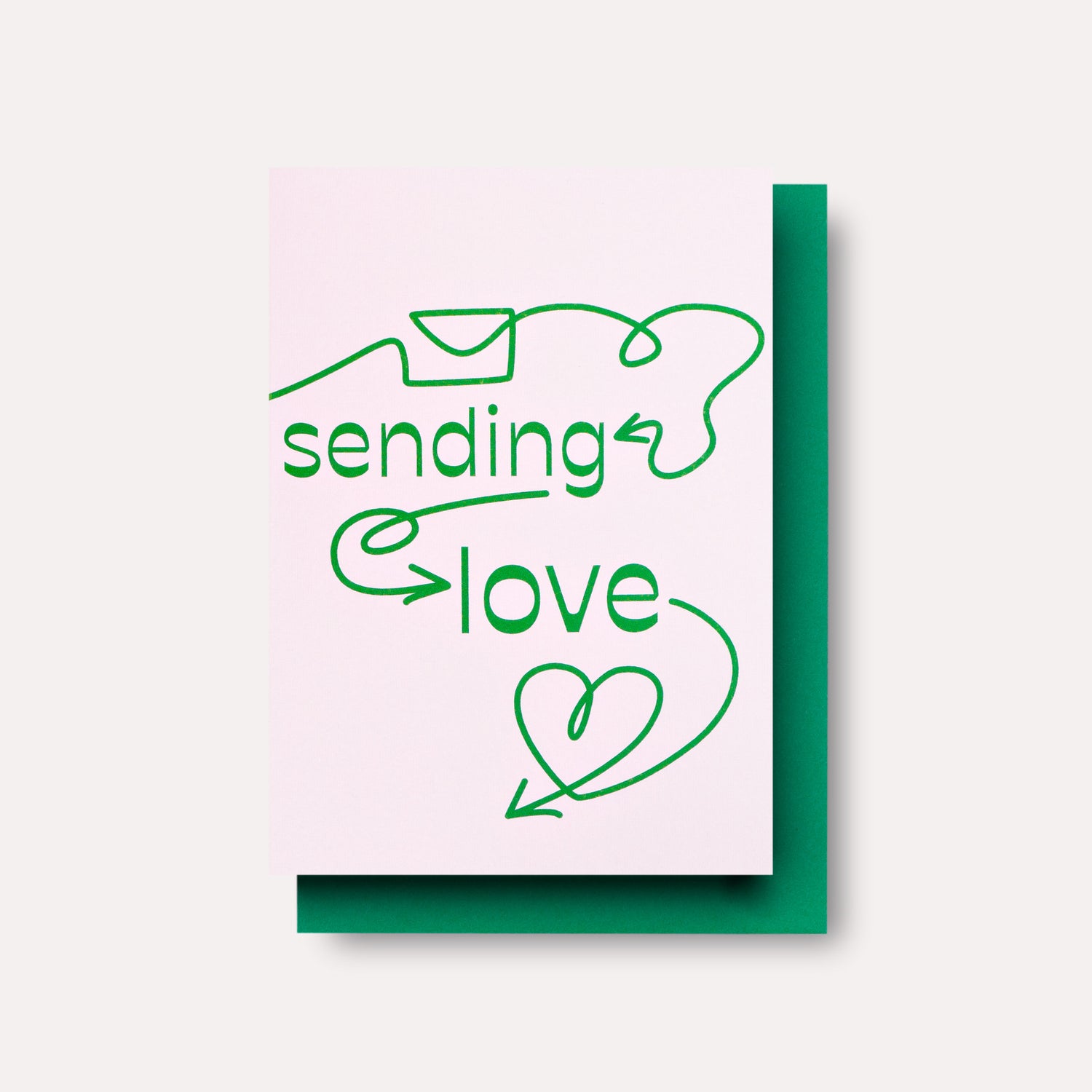 Wanderlust Sending Love Card