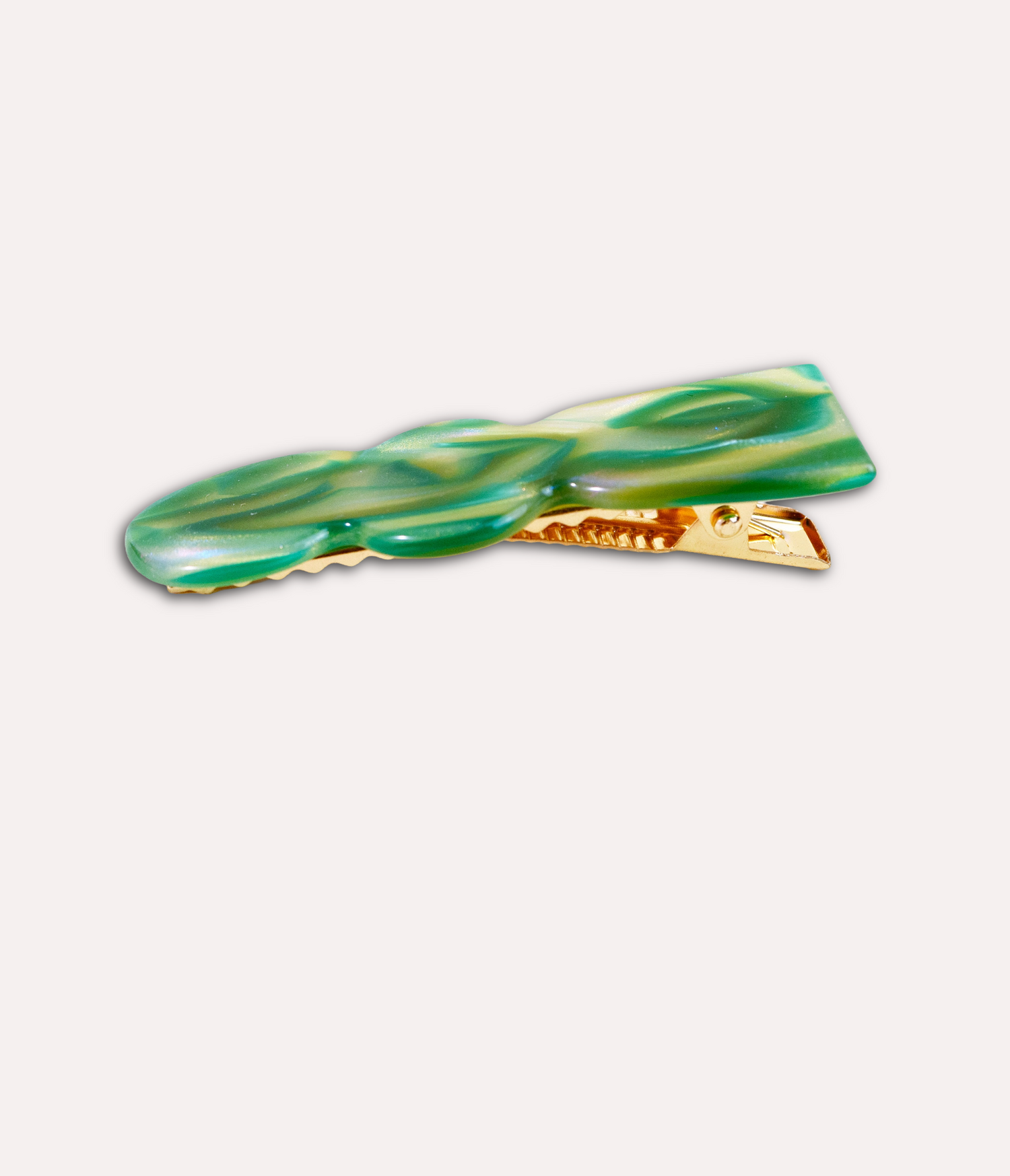 Etc.Store - Billie Alligator Clip Set in Malachite PRE-ORDER
