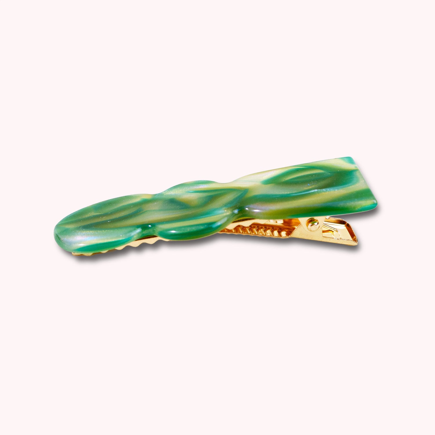 Etc.Store - Billie Alligator Clip Set in Malachite