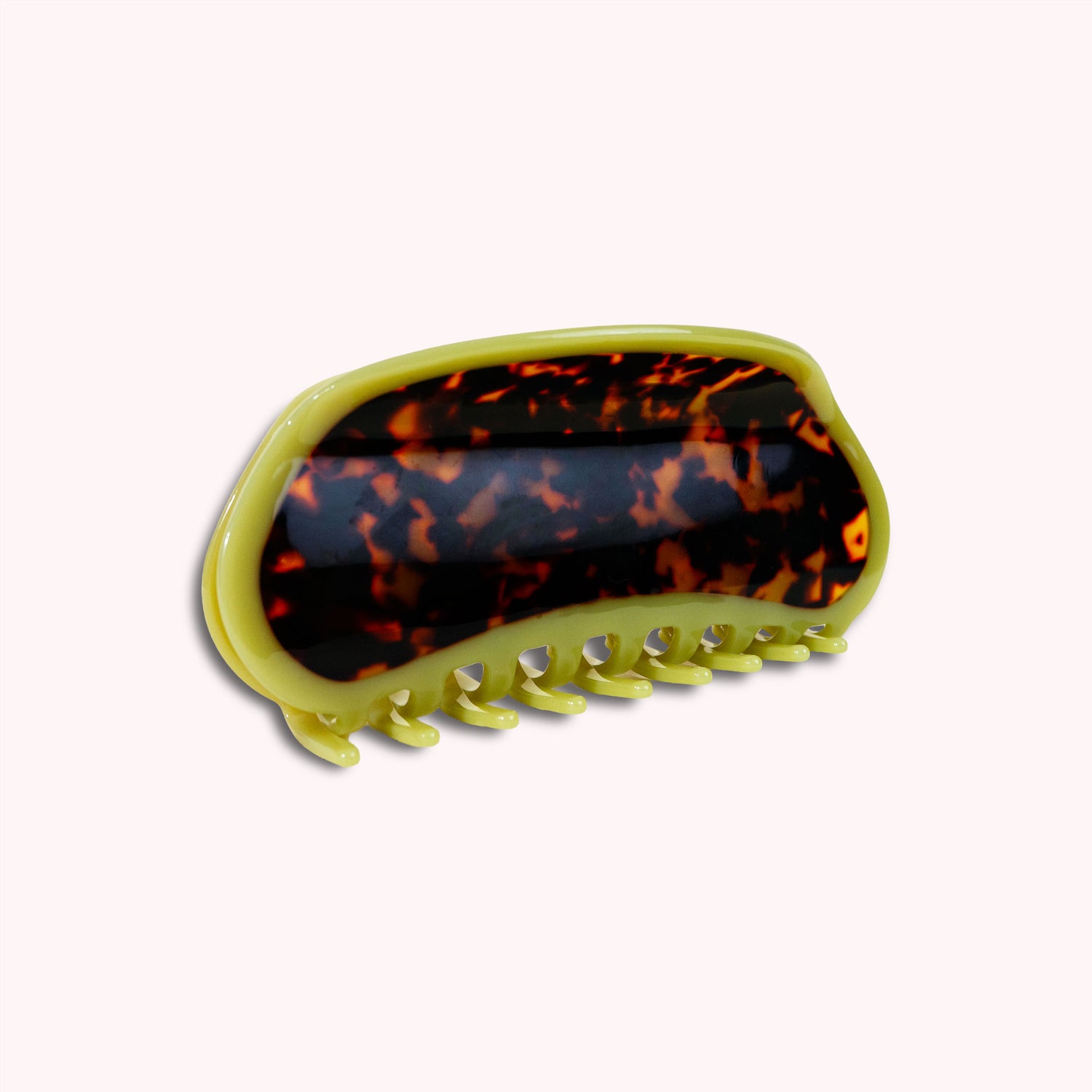 Etc.Store - Margo Large Claw in Chartreuse/Tortoise