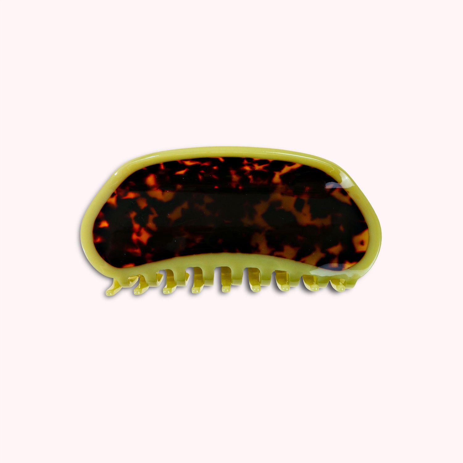 Etc.Store - Margo Large Claw in Chartreuse/Tortoise