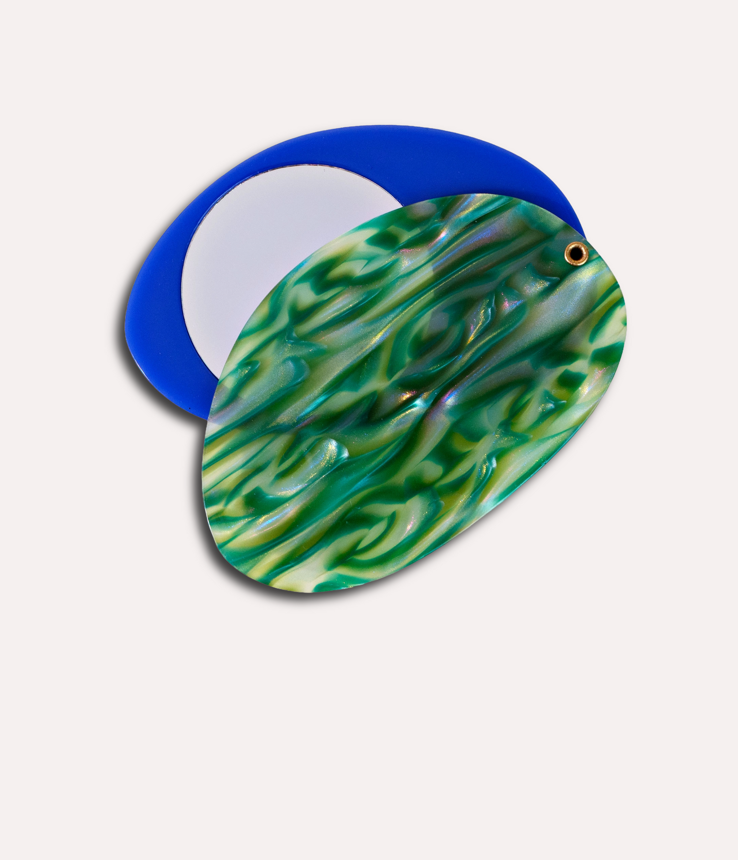 Etc.Store - Lottie Mirror in Blue/Malachite