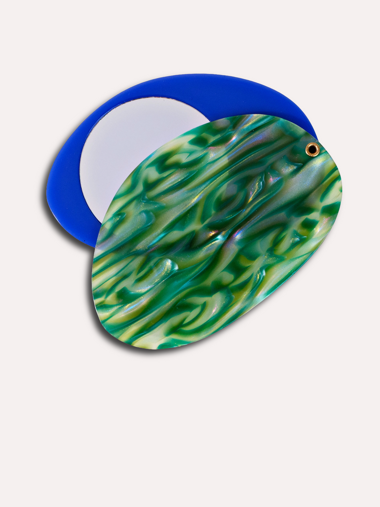 Etc.Store - Lottie Mirror in Blue/Malachite