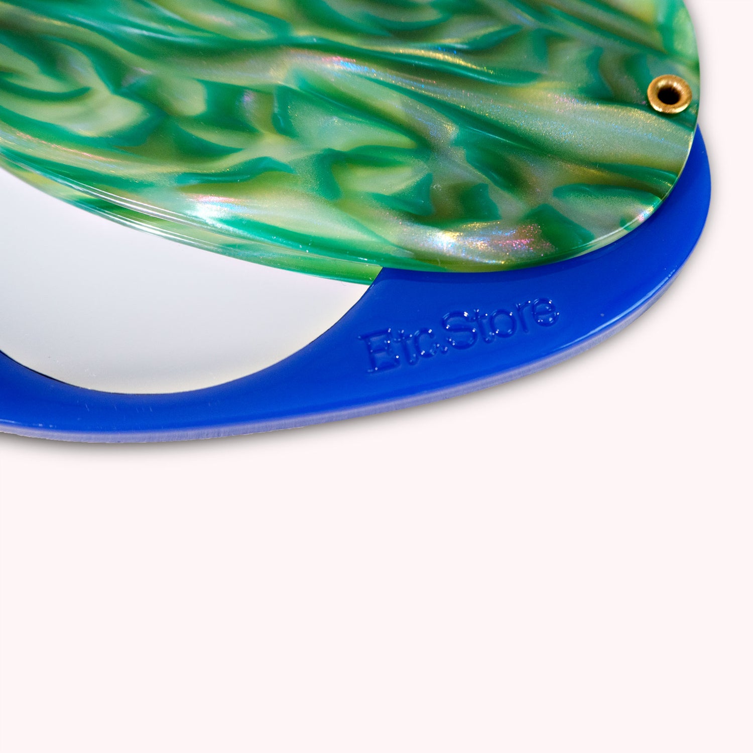 Etc.Store - Lottie Mirror in Blue/Malachite