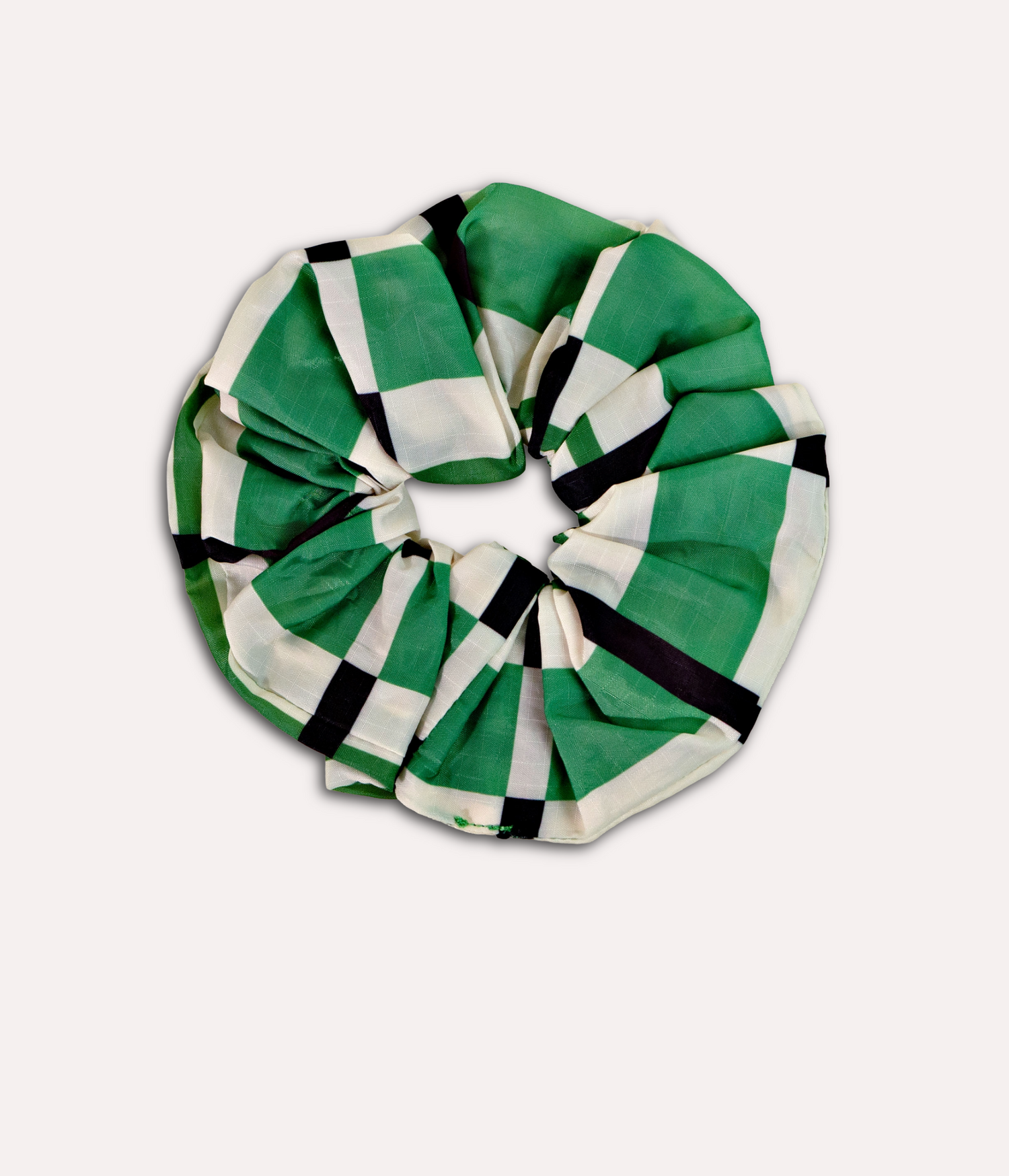 Etc.Store - Carrie Scrunchie in Green Check