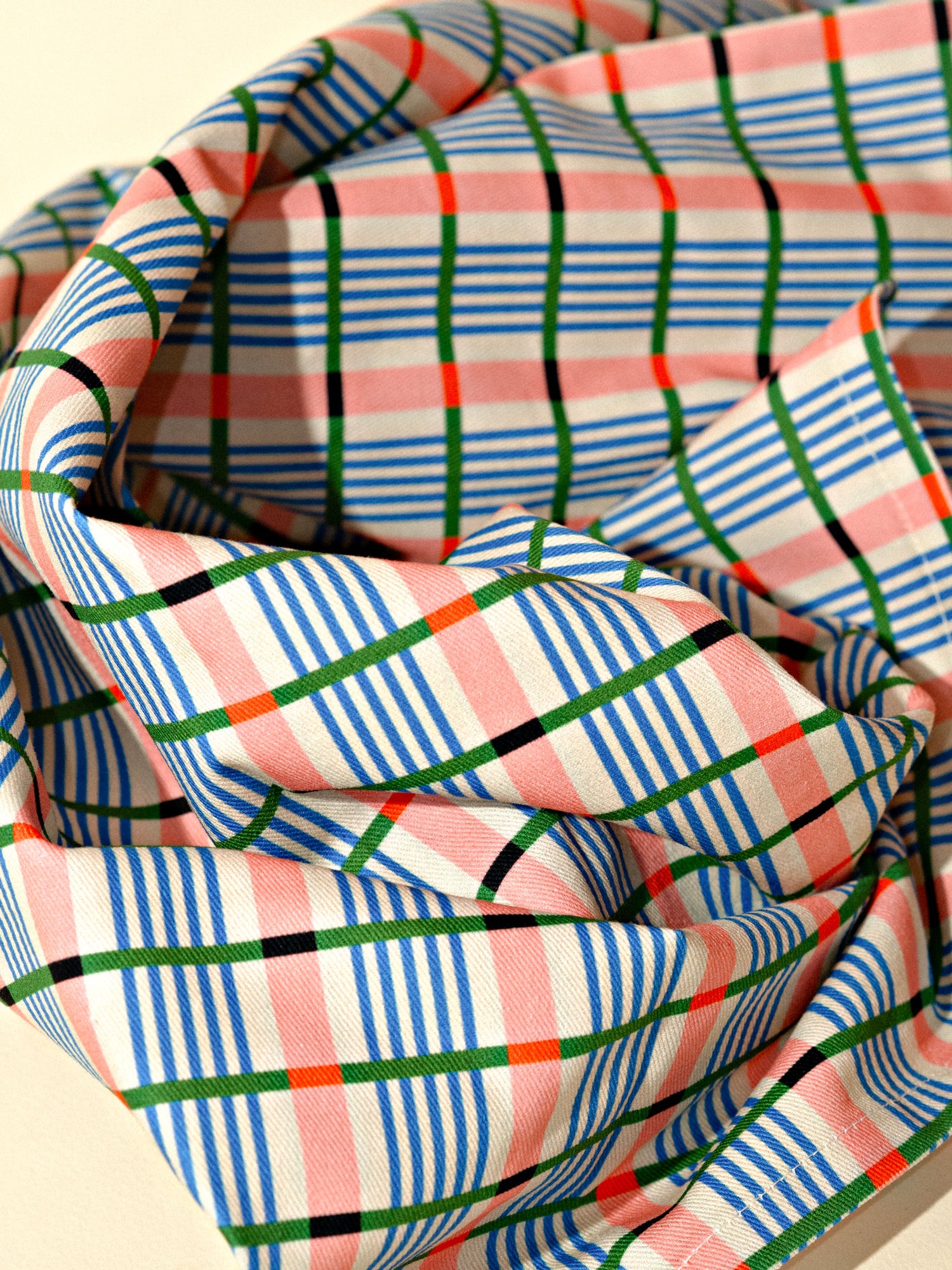Etc.Store - Memphis Tea Towel in Multi Check PRE-ORDER