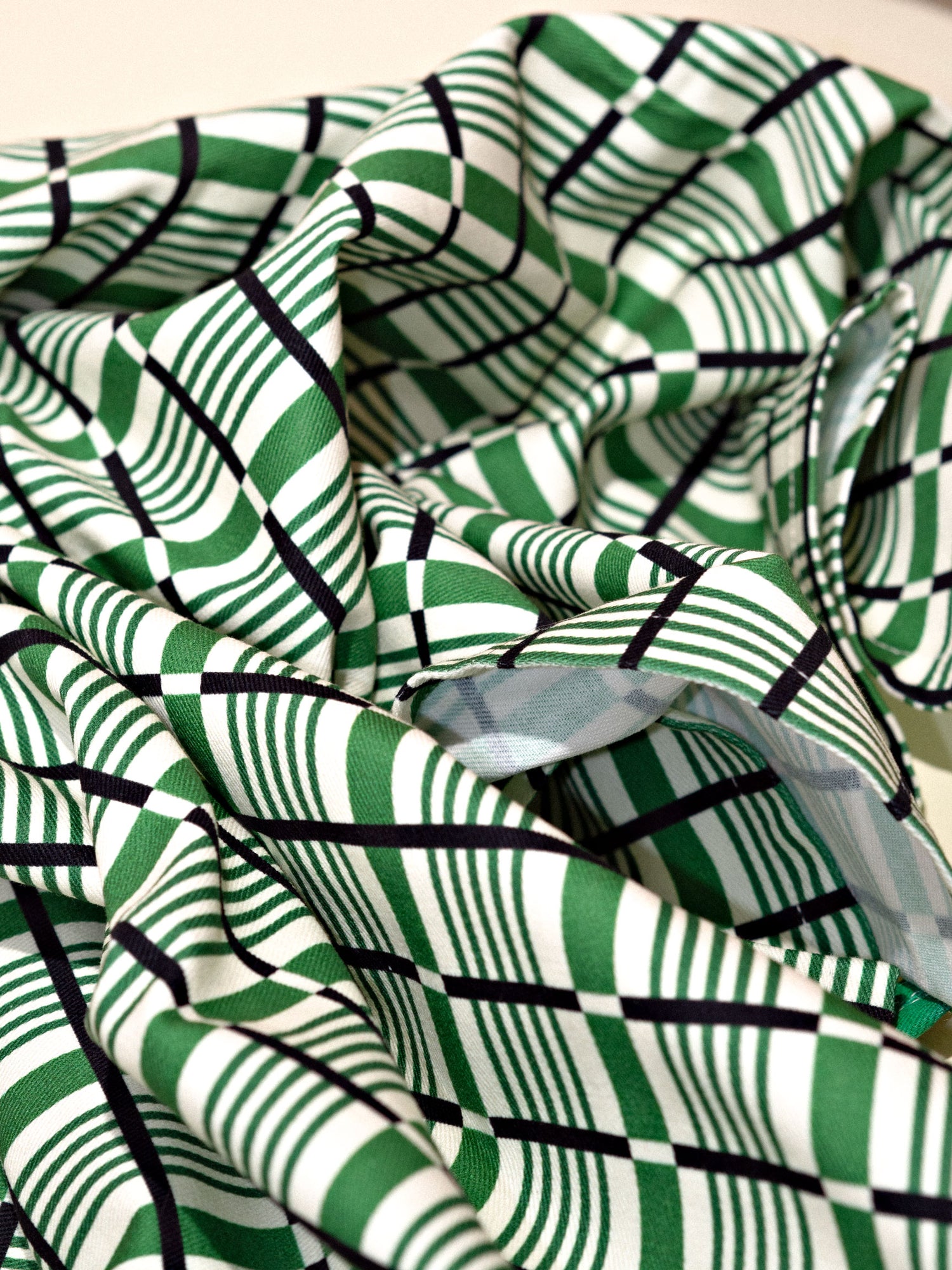 Etc.Store - Memphis Tea Towel in Green Check PRE-ORDER