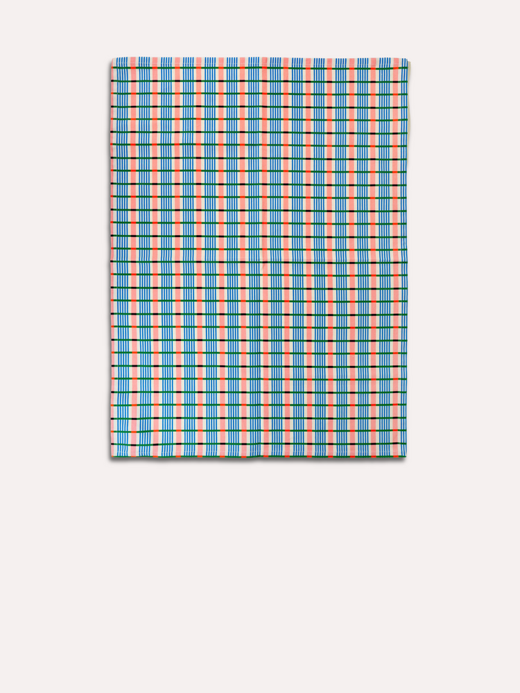 Etc.Store - Memphis Tea Towel in Multi Check PRE-ORDER