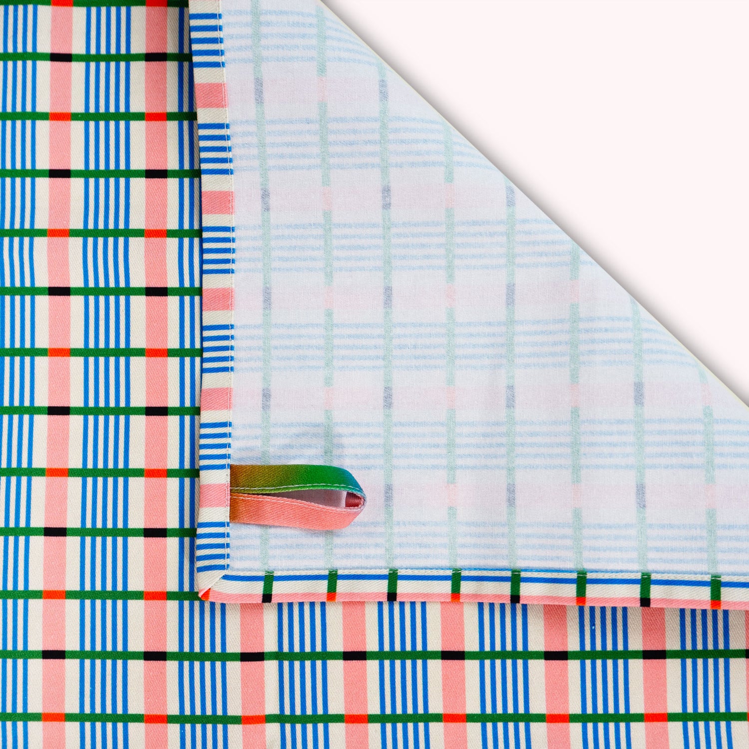 Etc.Store - Memphis Tea Towel in Multi Check PRE-ORDER