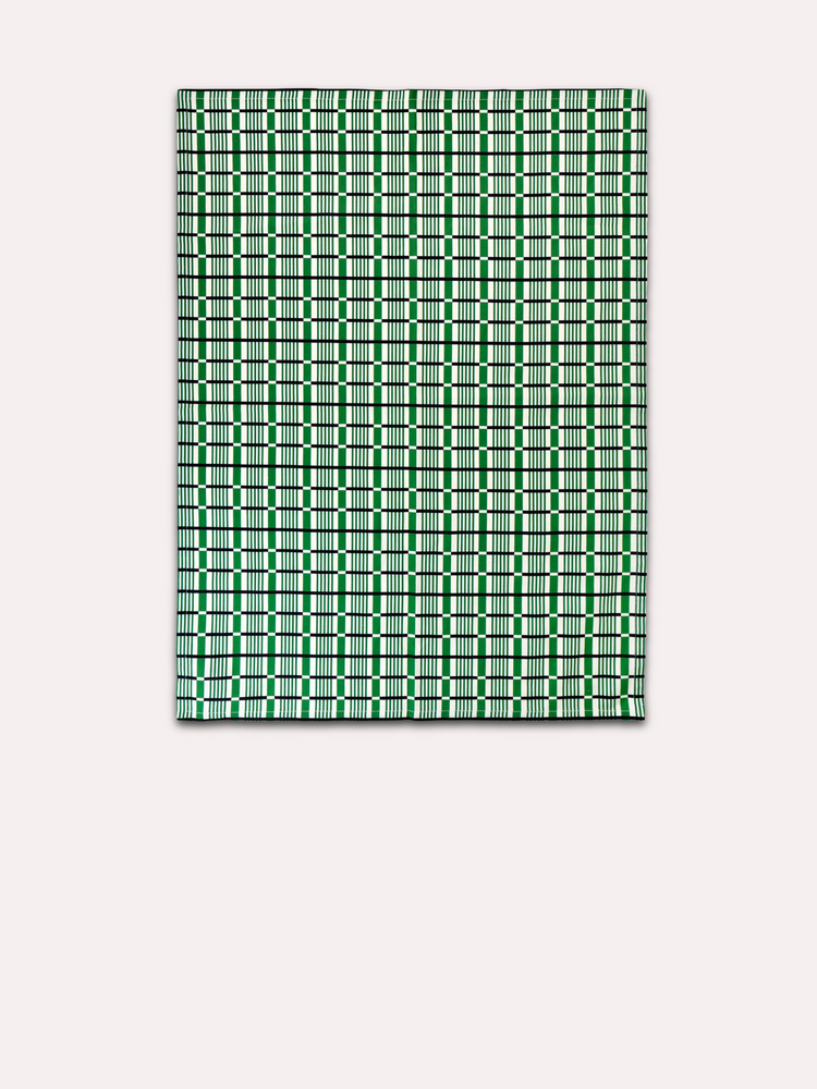 Etc.Store - Memphis Tea Towel in Green Check PRE-ORDER