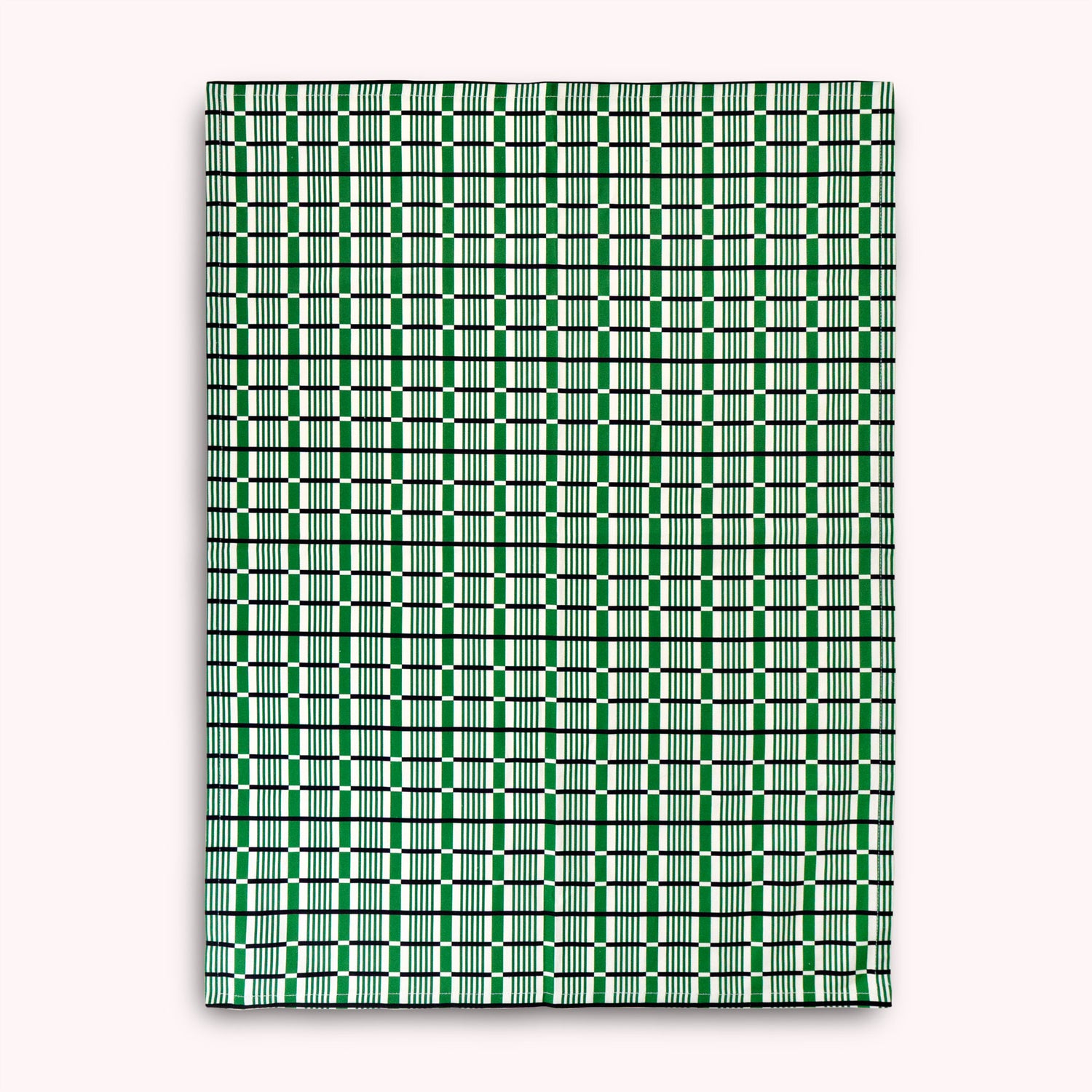 Etc.Store - Memphis Tea Towel in Green Check PRE-ORDER