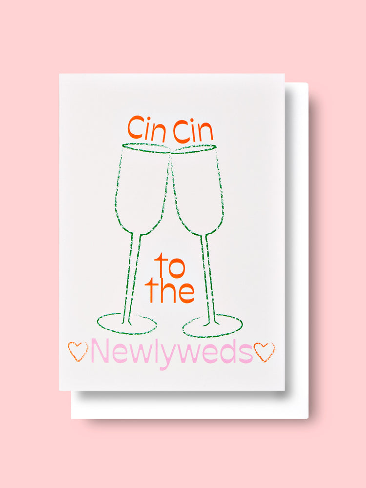 Good Thanks Paper - Cin Cin Newlyweds Card