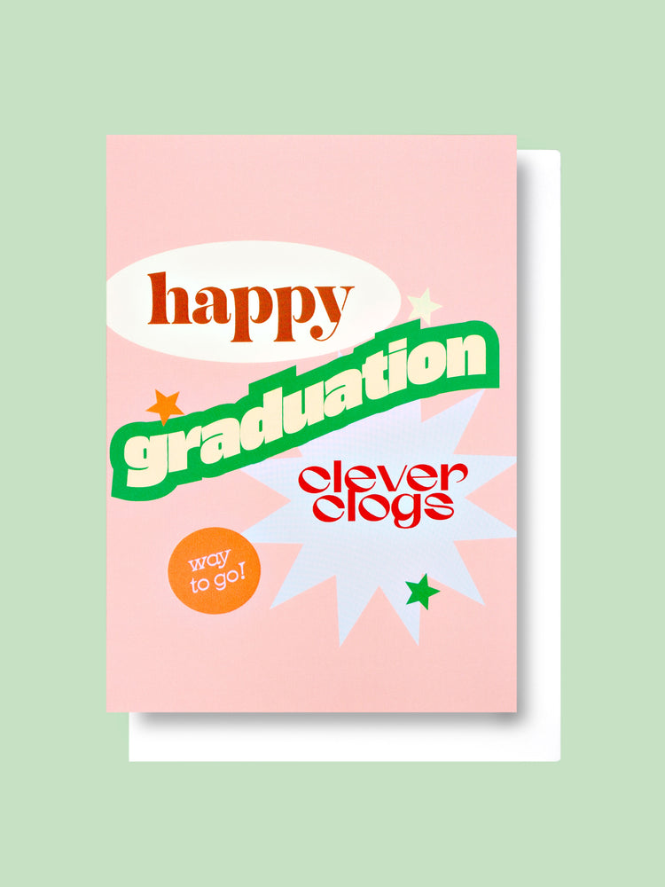 Good Thanks Paper - Grad Clever Clogs Card