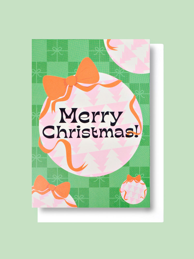 Good Thanks Paper - Bauble Christmas Card