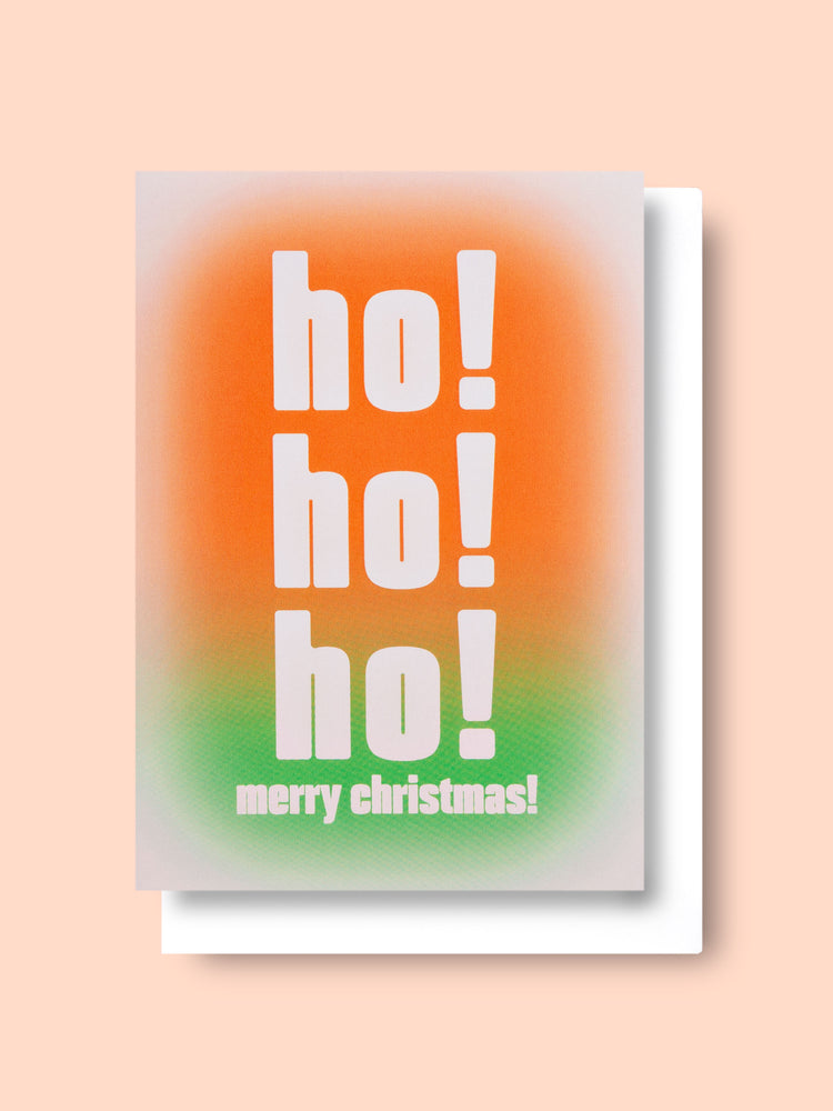 Good Thanks Paper - Ombre Christmas Card