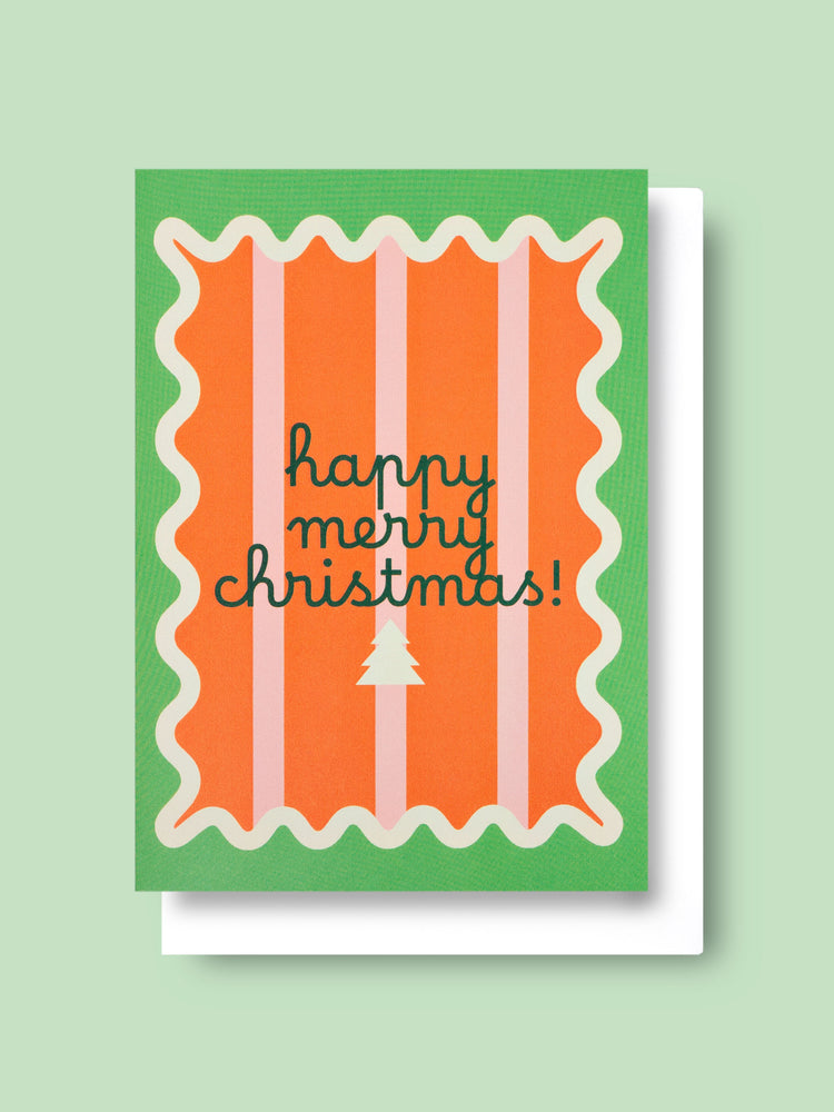 Good Thanks Paper - Scallop Christmas Card