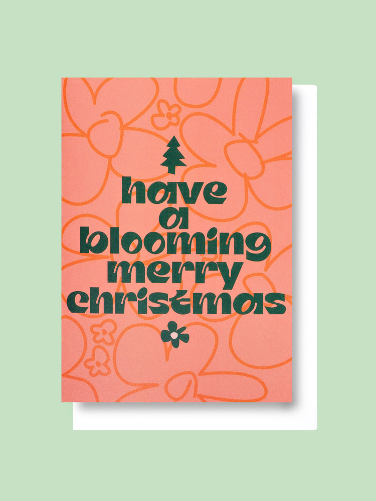 Good Thanks Paper - Blooming Christmas Card