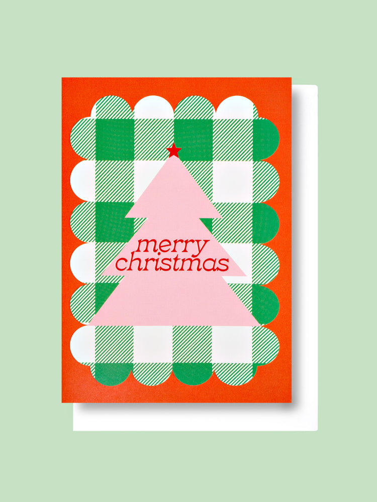 Good Thanks Paper - Frenchie Christmas Card