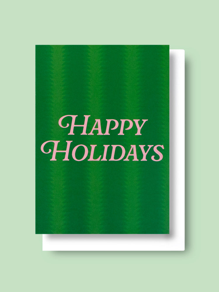 Good Thanks Paper - Rose Happy Holidays Card