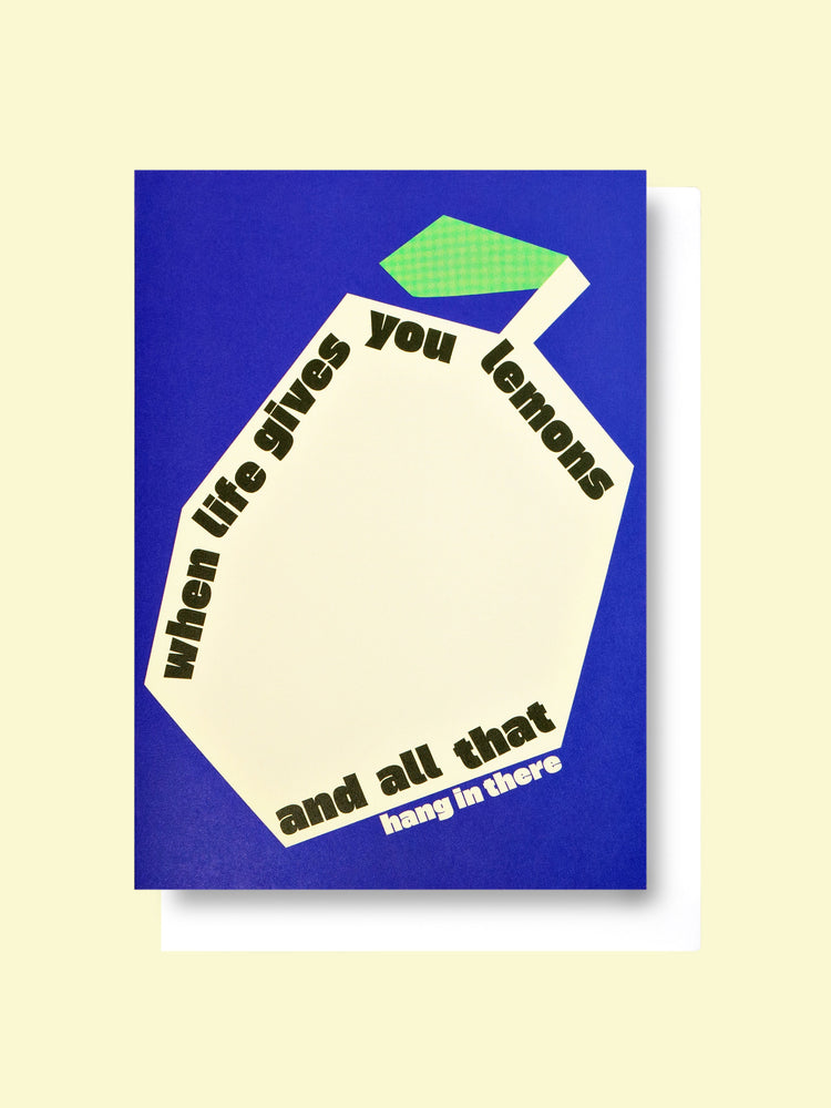 Good Thanks Paper - Life Lemons Card