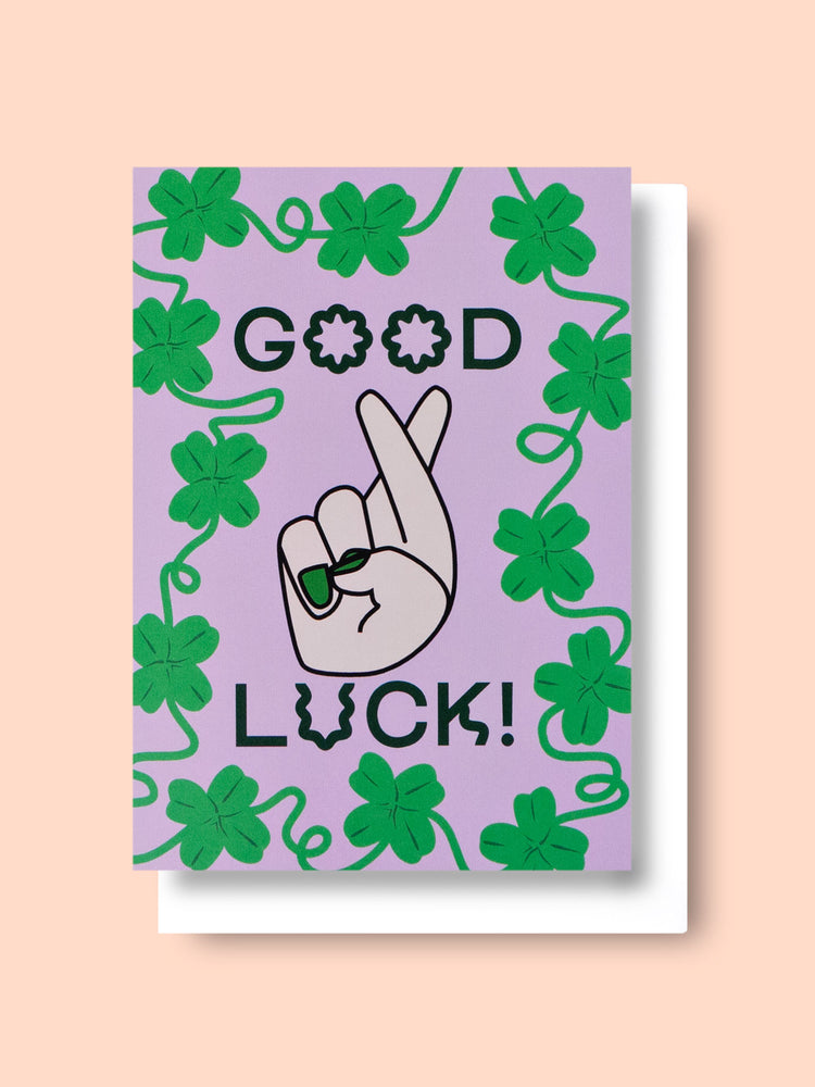 Good Thanks Paper - Clover Good Luck Card