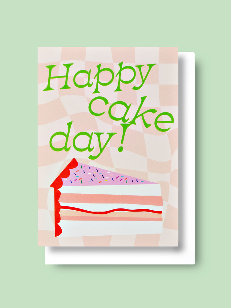 Good Thanks Paper - Cake Birthday Card