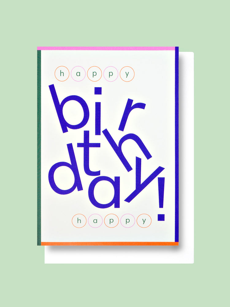 Good Thanks Paper - Wonky Birthday Card