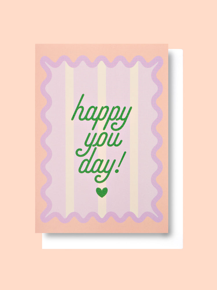 Good Thanks Paper - Scallop Birthday Card