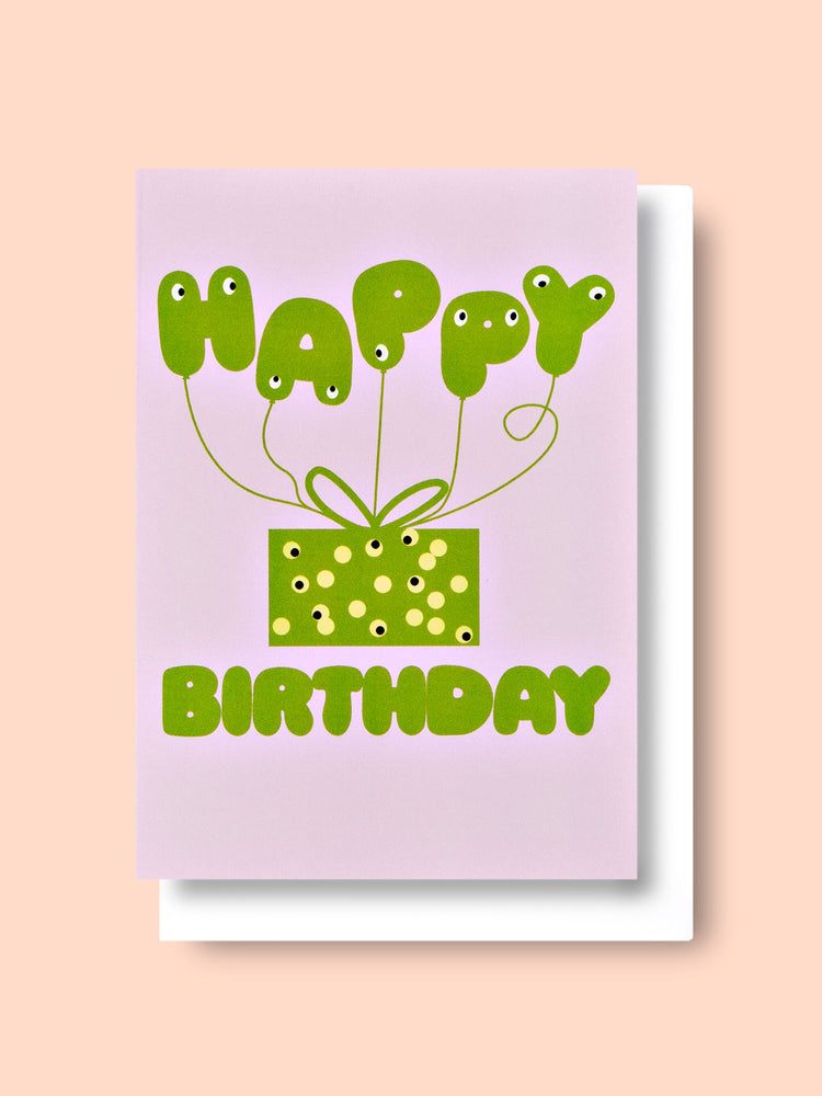 Good Thanks Paper - Balloons Kids Birthday Card