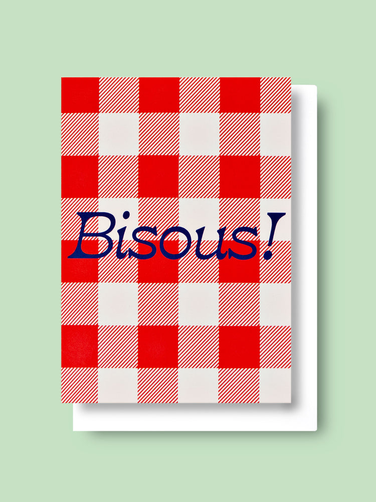 Good Thanks Paper - Frenchie Bisous Card