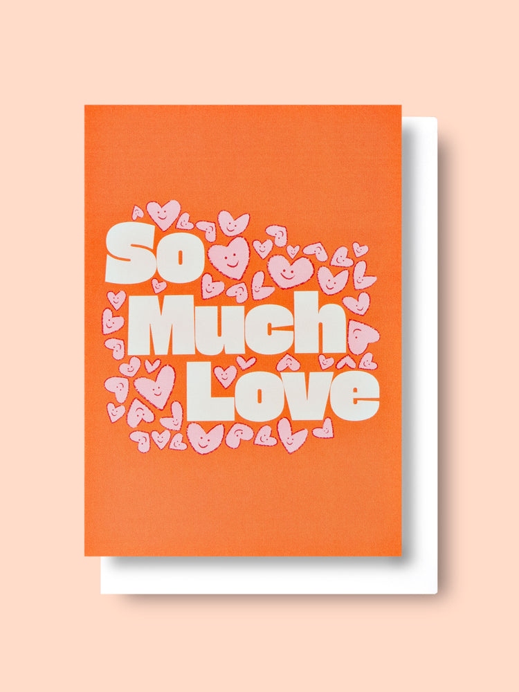 Good Thanks Paper - So Much Love Hearts Card