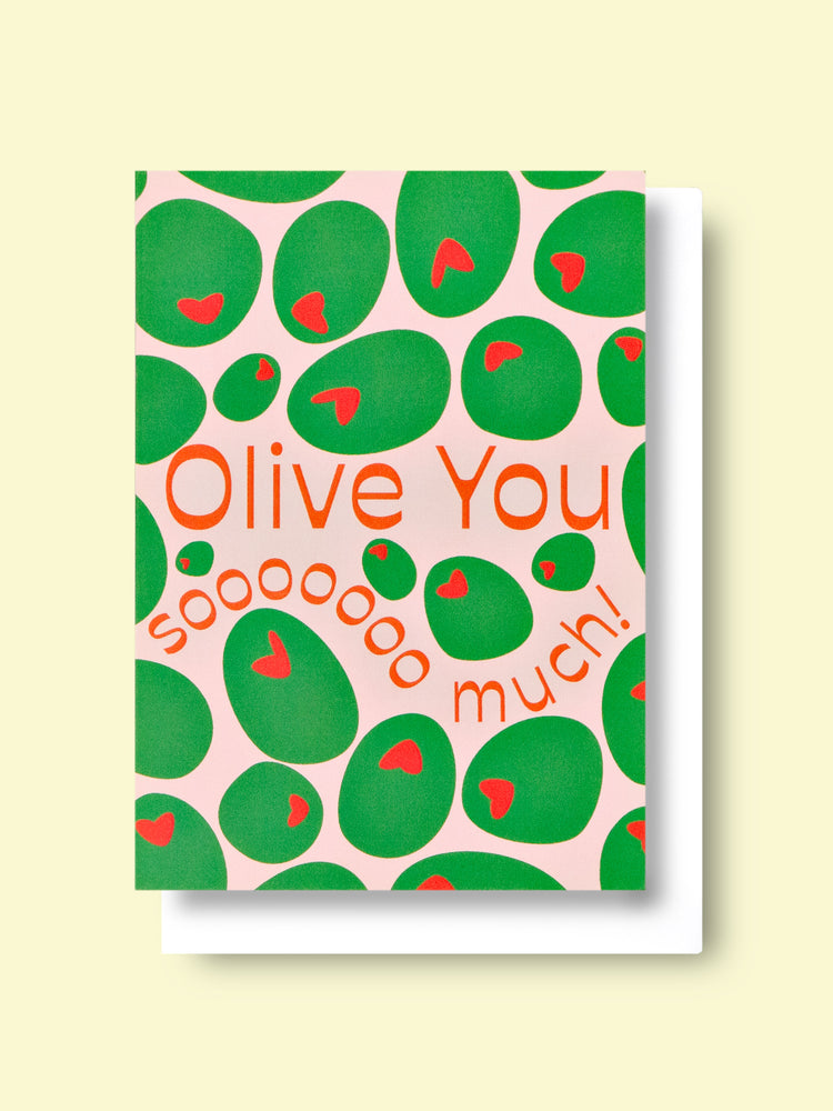 Good Thanks Paper - Olive You Card