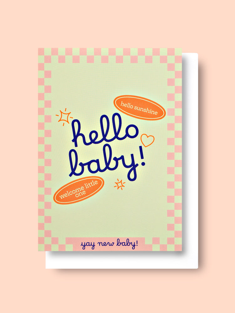 Good Thanks Paper - Diner New Baby Card