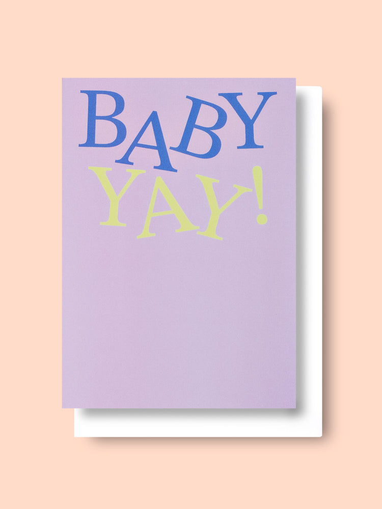 Good Thanks Paper - Wordy Baby Card
