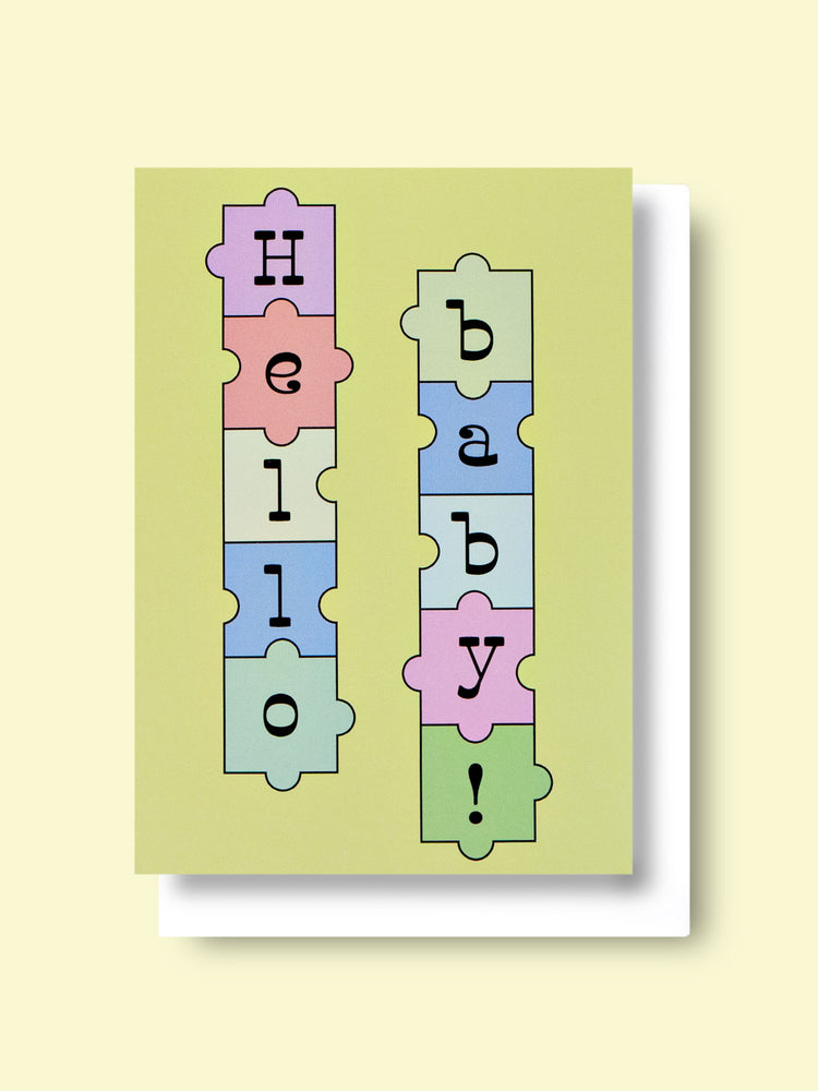 Good Thanks Paper - Puzzle Baby Card