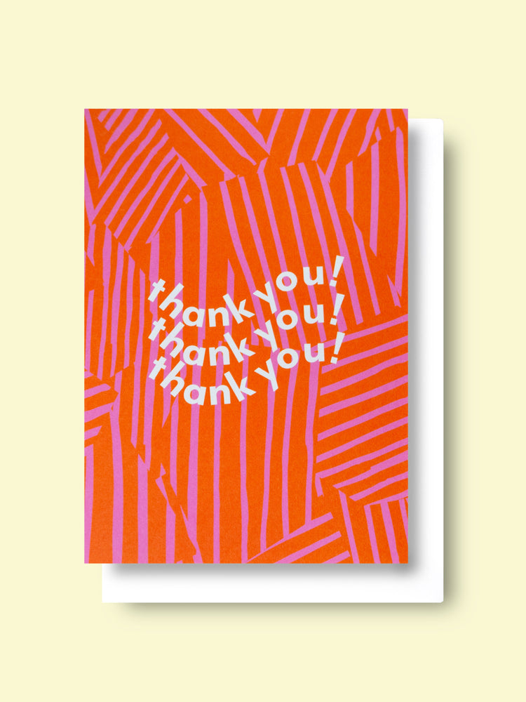 Good Thanks Paper - Stripes Thank You Card