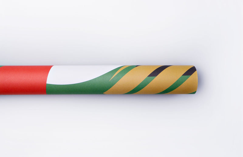 The Completist Christmas Spot Stripe Gift Wrap