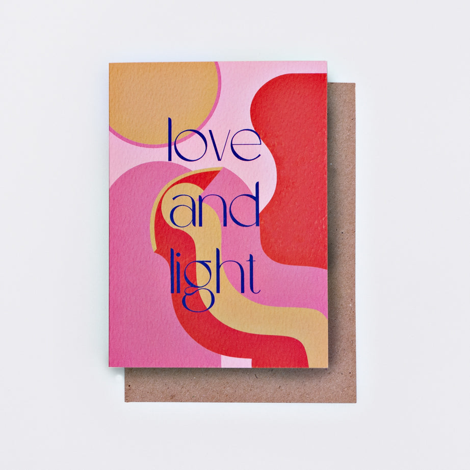 Laurel Love and Light Card