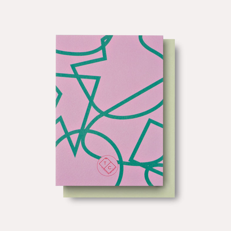 Birthday Babe Shapes Card