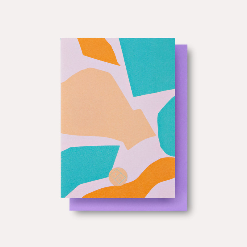 Birthday Queen Shapes Card