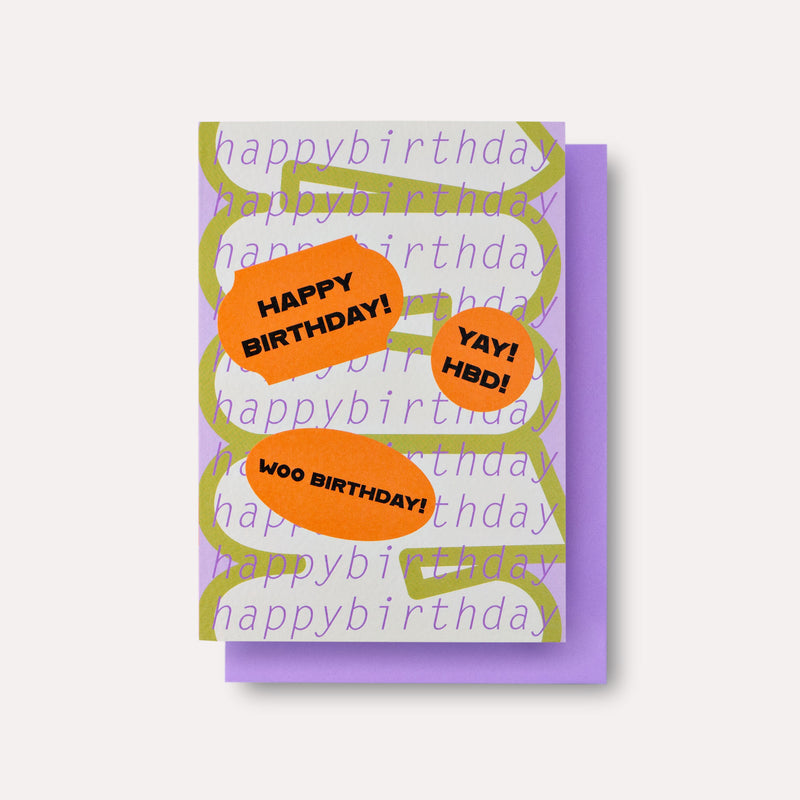 Hinoki Birthday Card