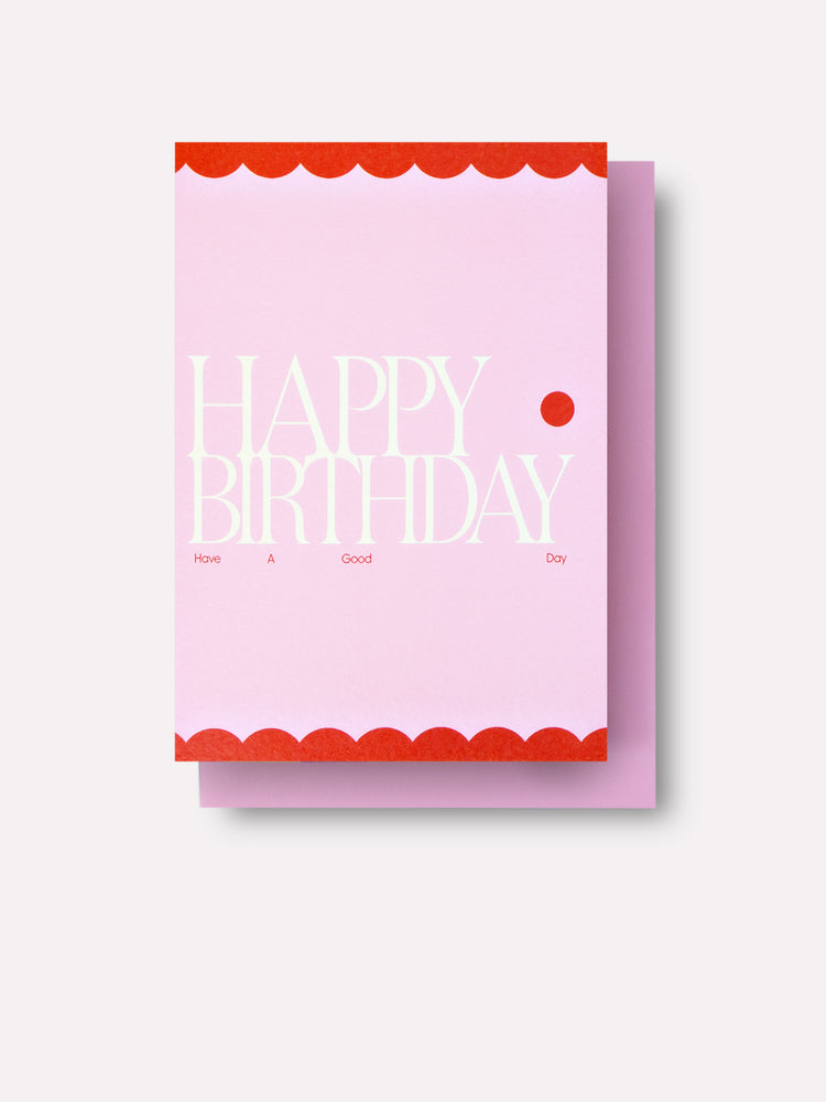 Scallop Birthday Card