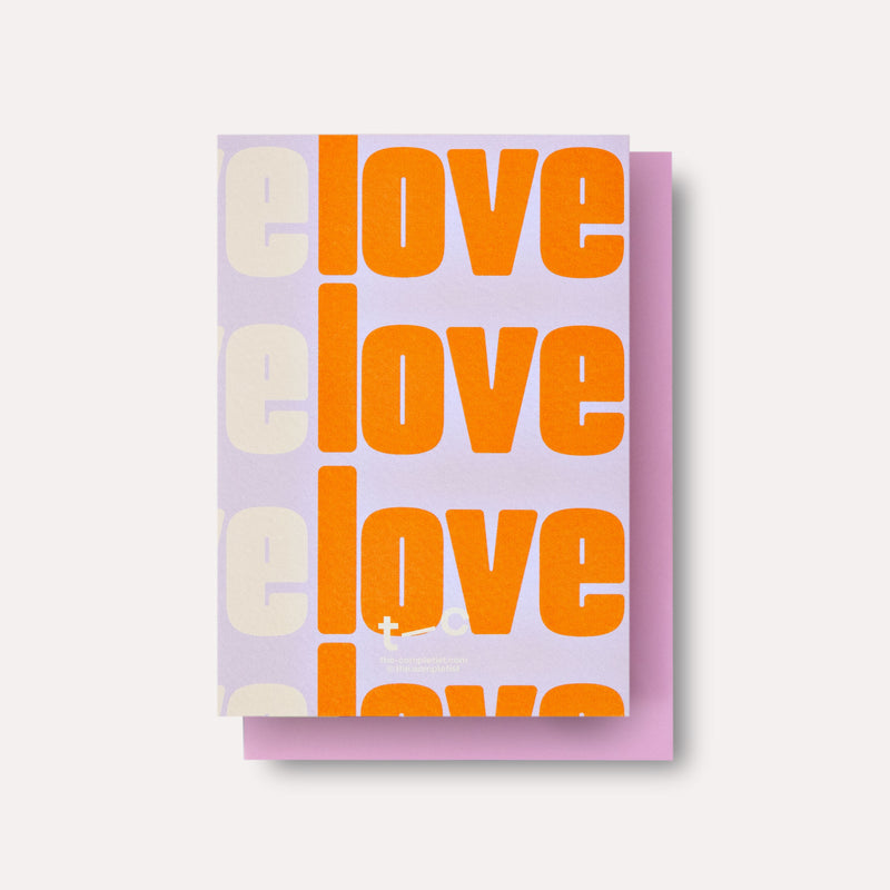 Violet Love You Card