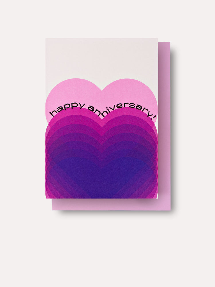 Heart Anniversary Card